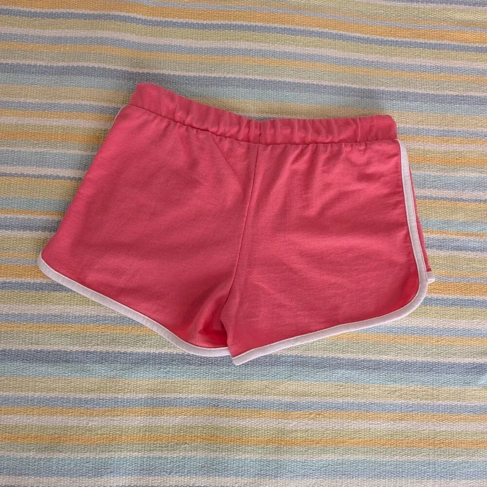 Girl's Old Navy Coral dolphin-hem shorts large 10/12
